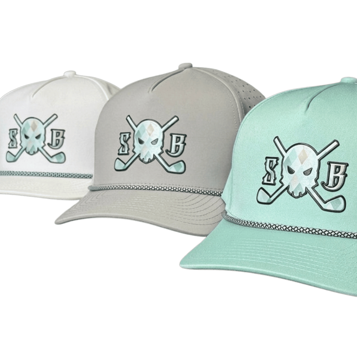 Diamond Clarity Sweat-Proof Golf Rope Hat