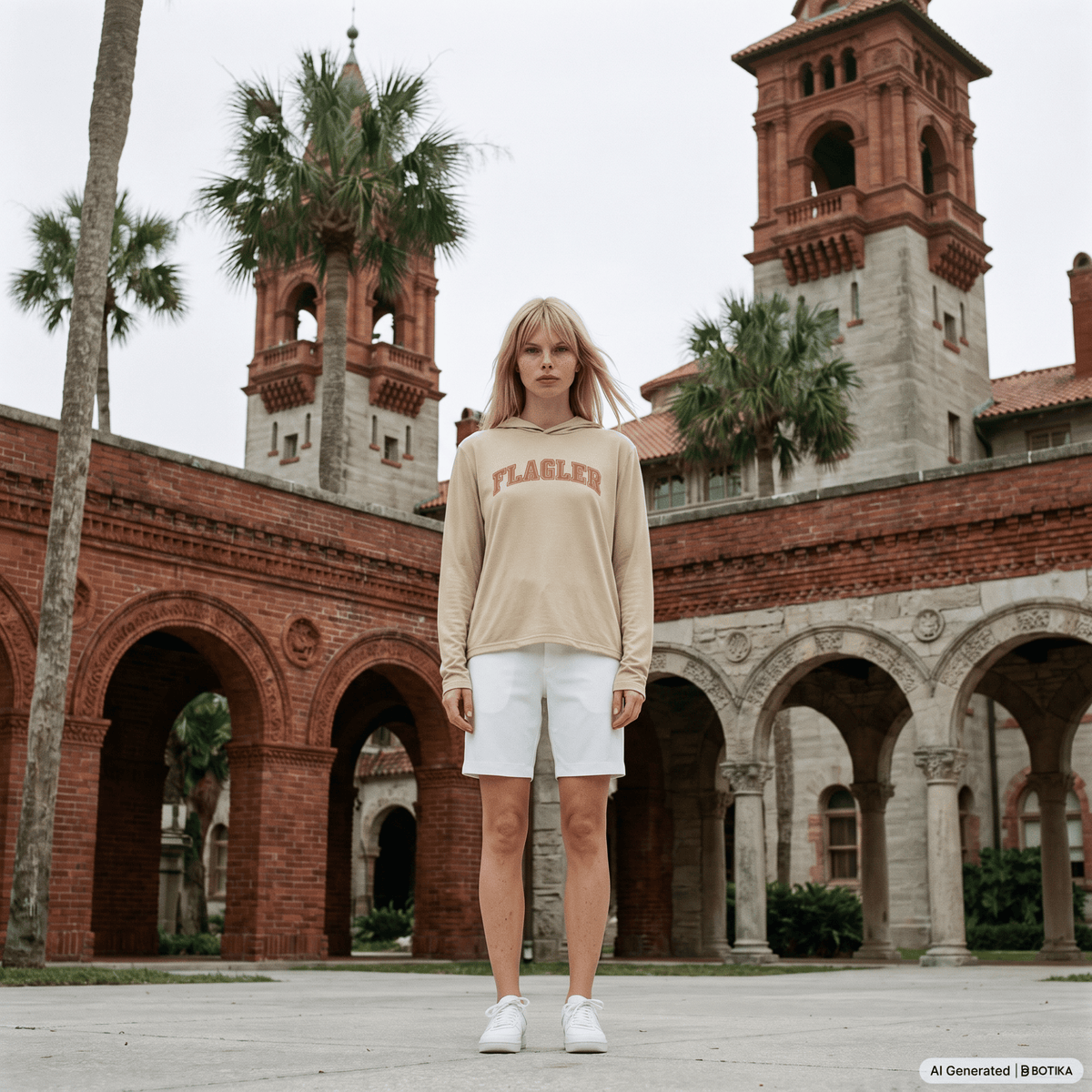Flagler Saints SolarBloc UPF 50+ Hooded Tee-thumbmail-8