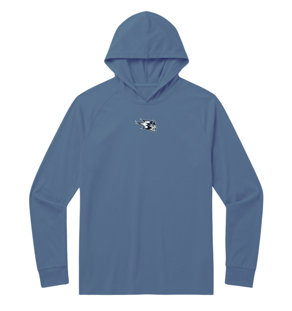 UW-Stout Red Cedar SolarBloc Hooded Tee