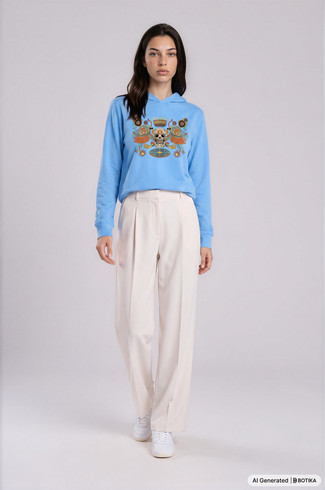 Legado Calavera Eco-Light Hooded Tee-thumbmail-4