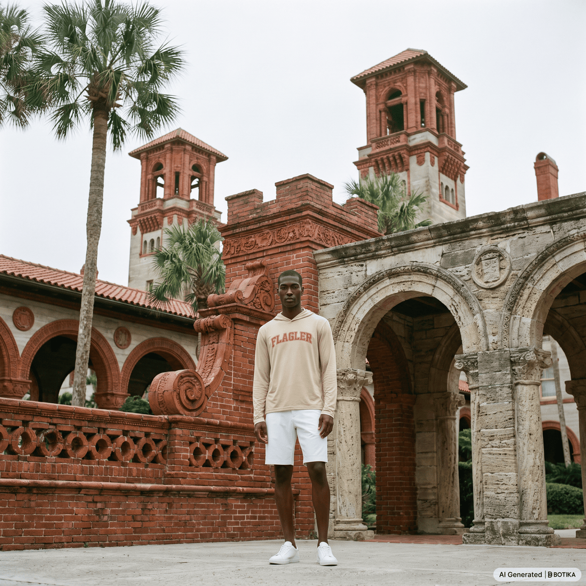 Flagler Saints SolarBloc UPF 50+ Hooded Tee-thumbmail-9