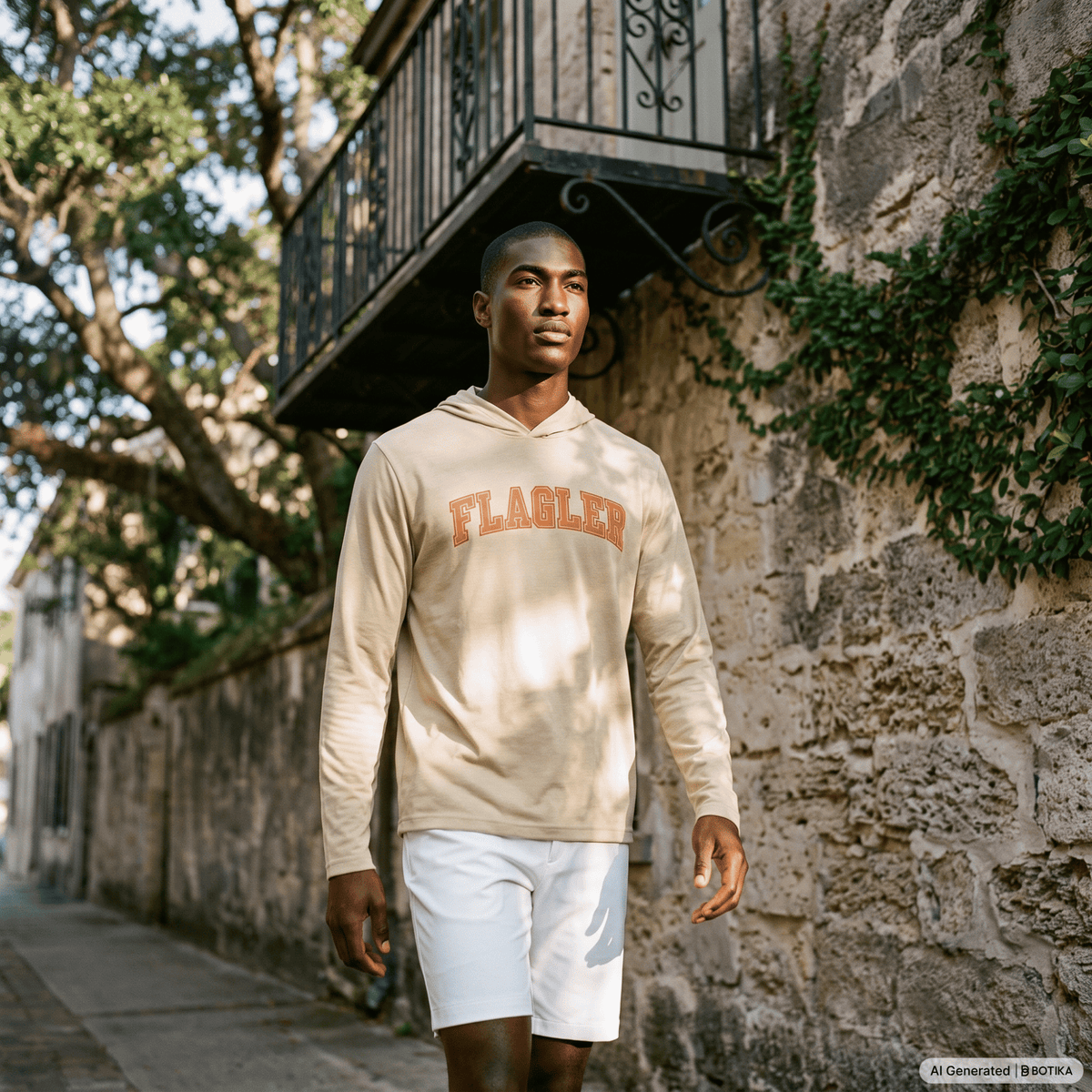 Flagler Saints SolarBloc UPF 50+ Hooded Tee-thumbmail-7