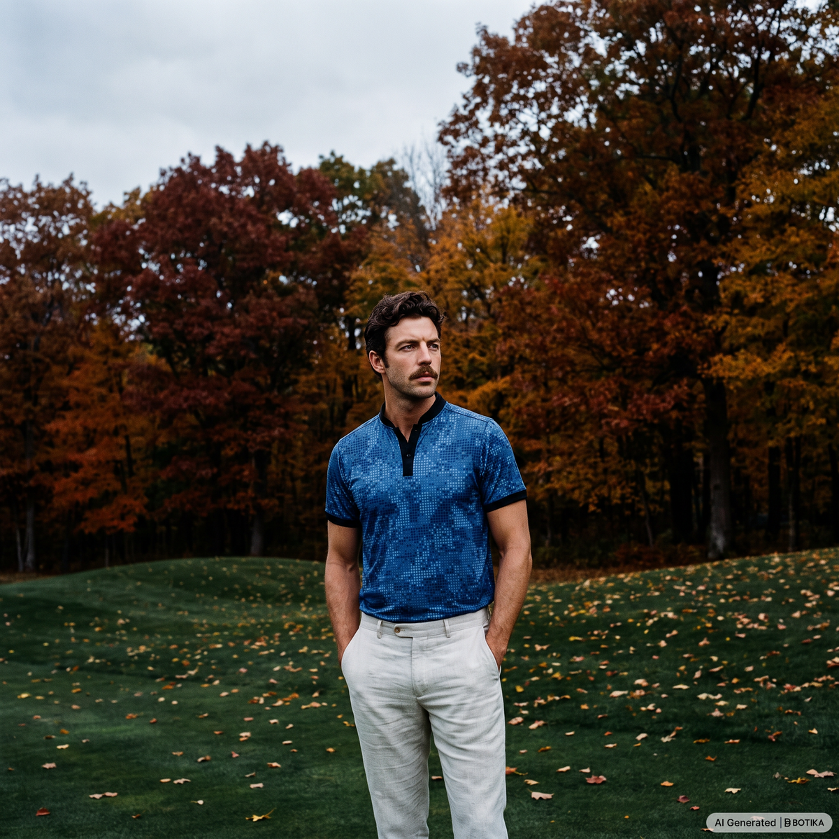 Urban Camo Blade Collar Golf Polo-thumbmail-3