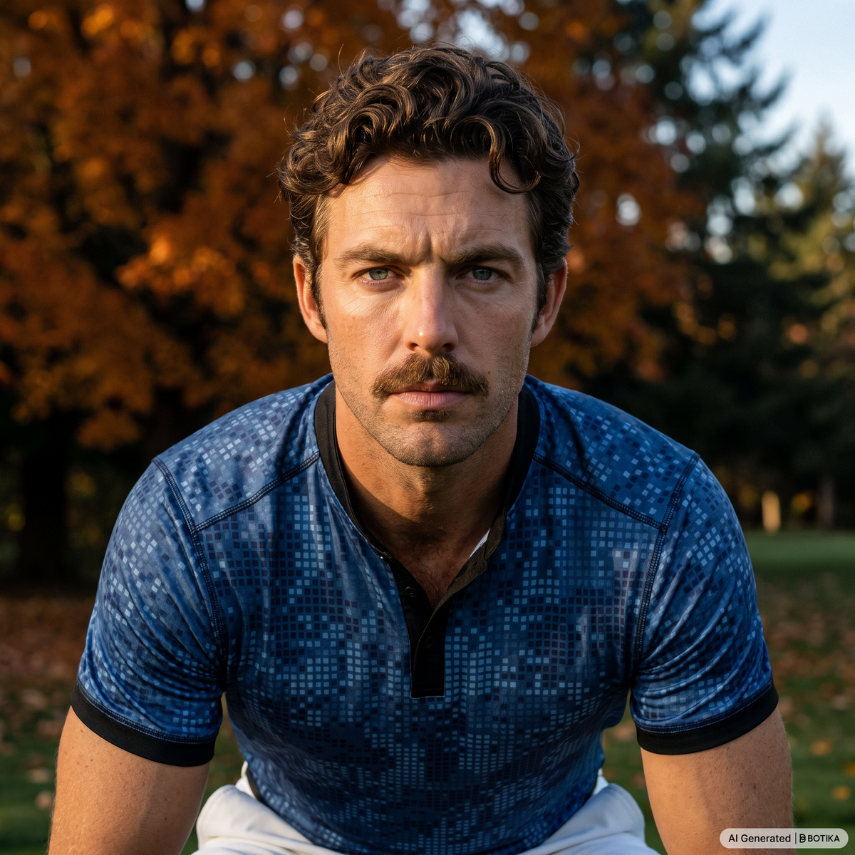Urban Camo Blade Collar Golf Polo-thumbmail-4