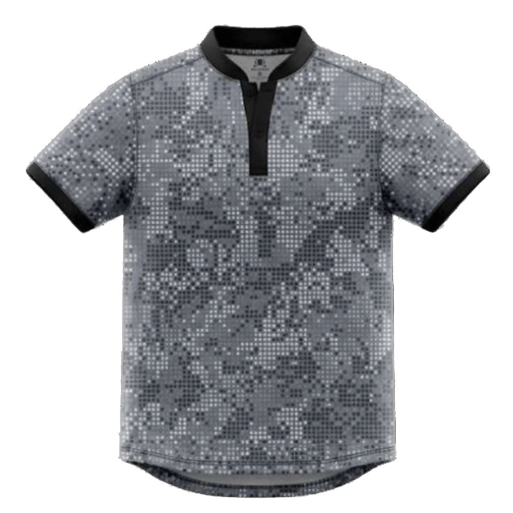 Arctic Camo Blade Collar Golf Polo | Skull & Bogeys Golf Co