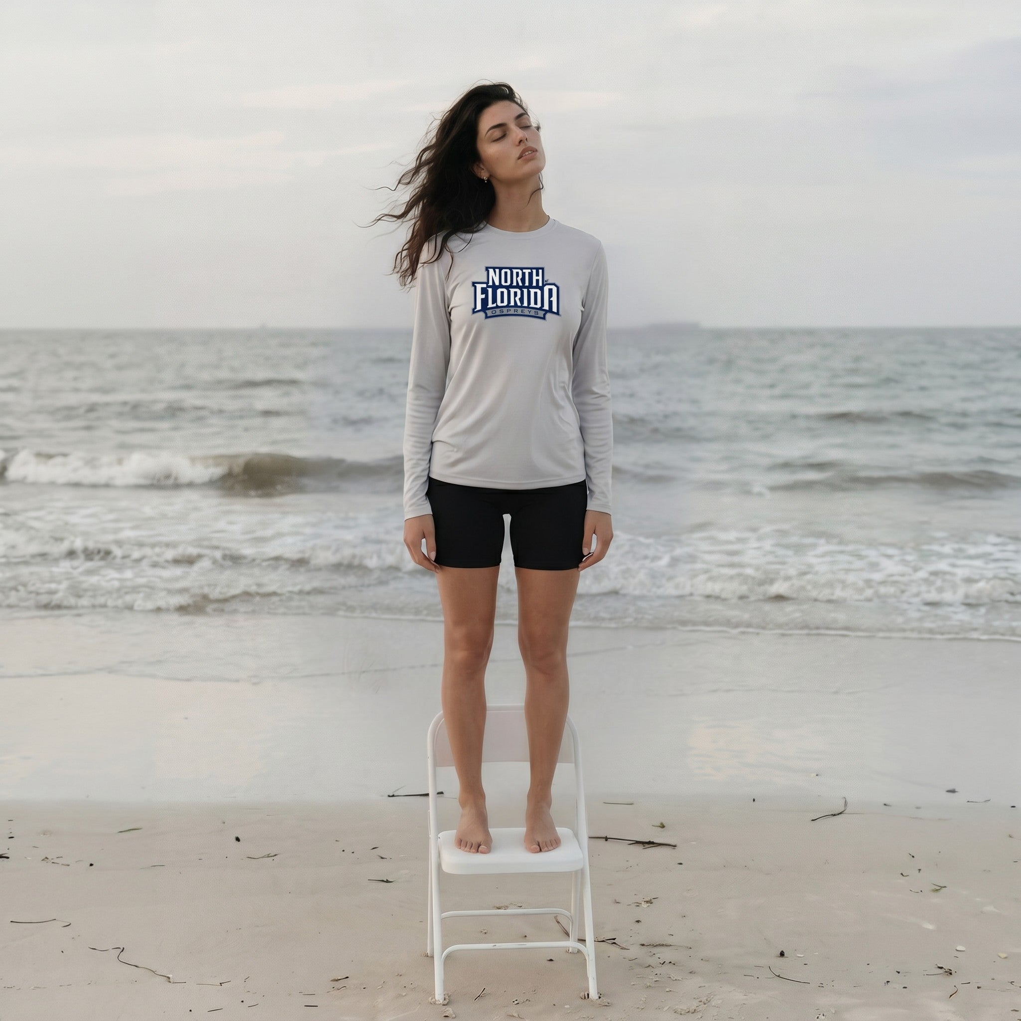 UNF Women's Long Sleeve Rashguard-thumbmail-2