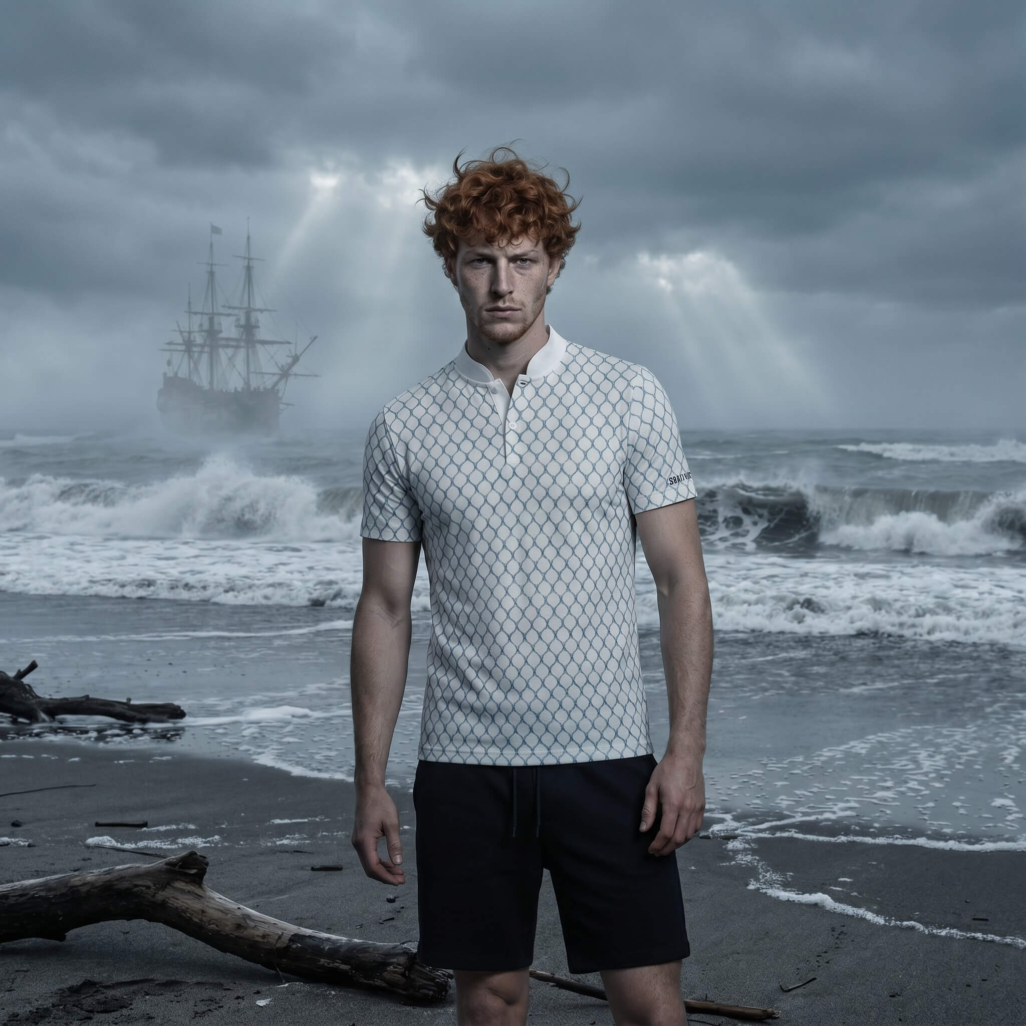 Clean Slate Blade Collar Polo - Skull & Bogeys Golf Co.
