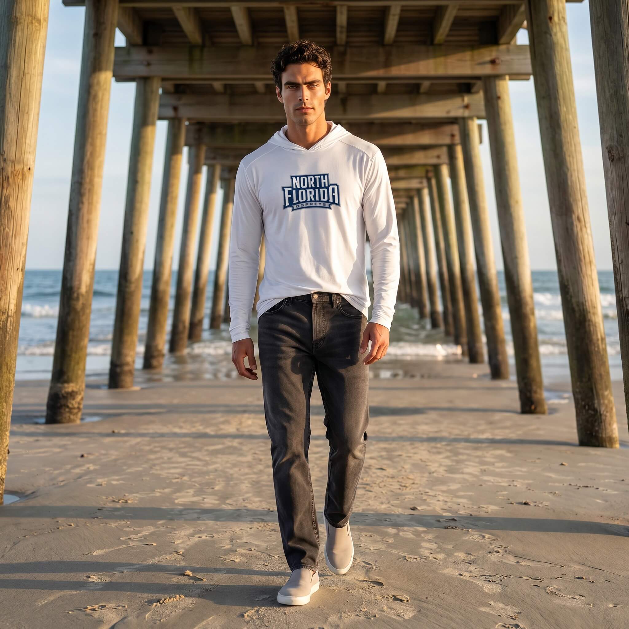 UNF Men's Solar Hoodie - Skull & Bogeys Golf Co.