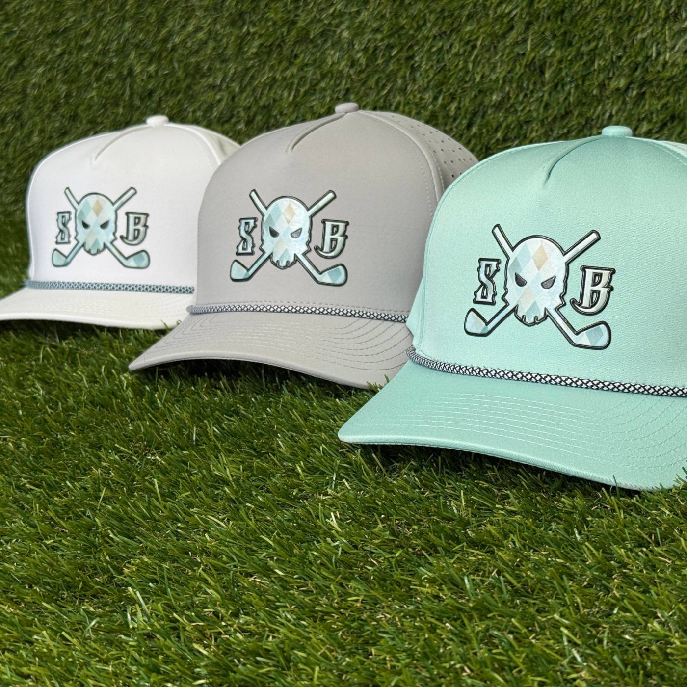 Diamond Clarity Golf Rope Hat - Skull & Bogeys Golf Co.