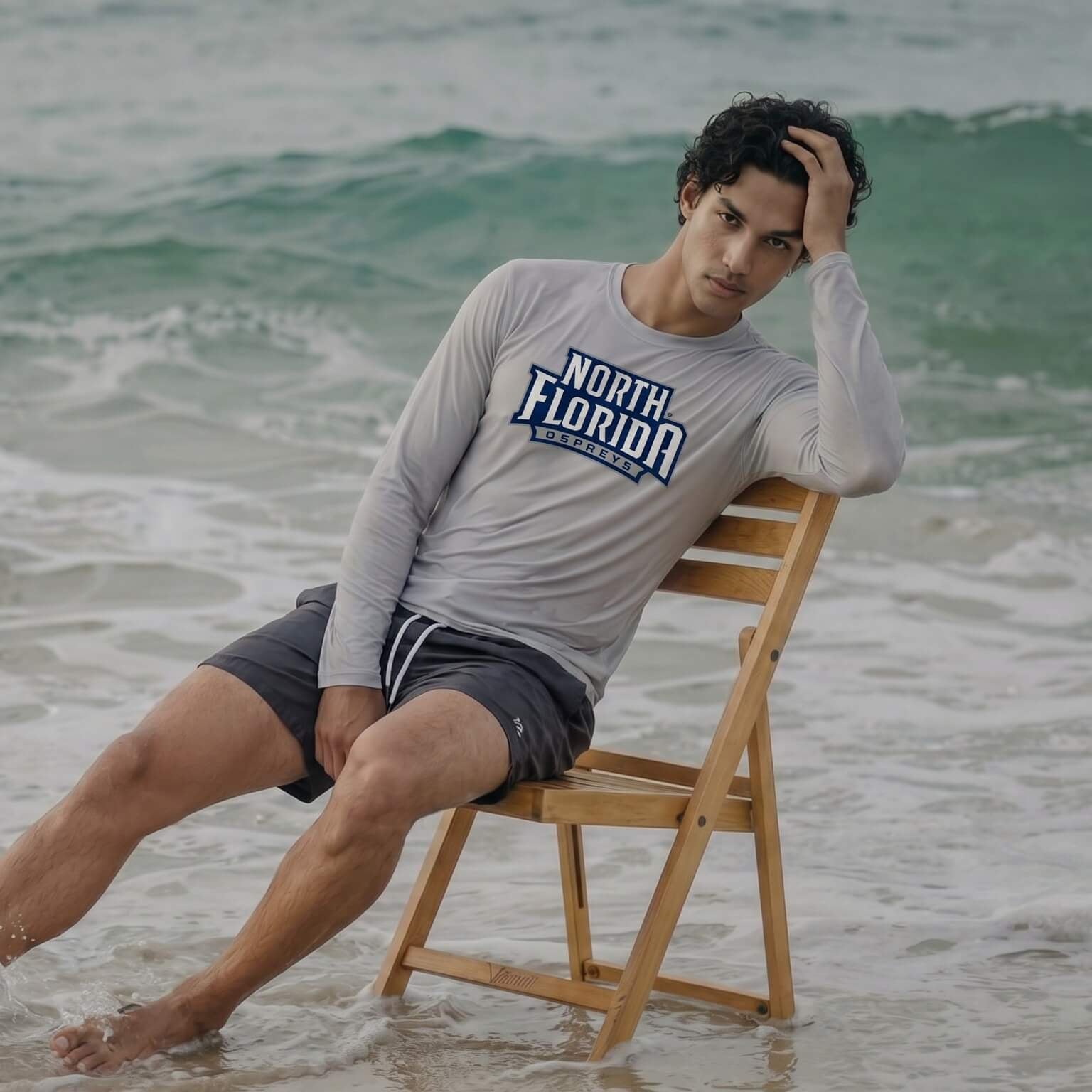 UNF Men's Long Sleeve Rashguard-thumbmail-2