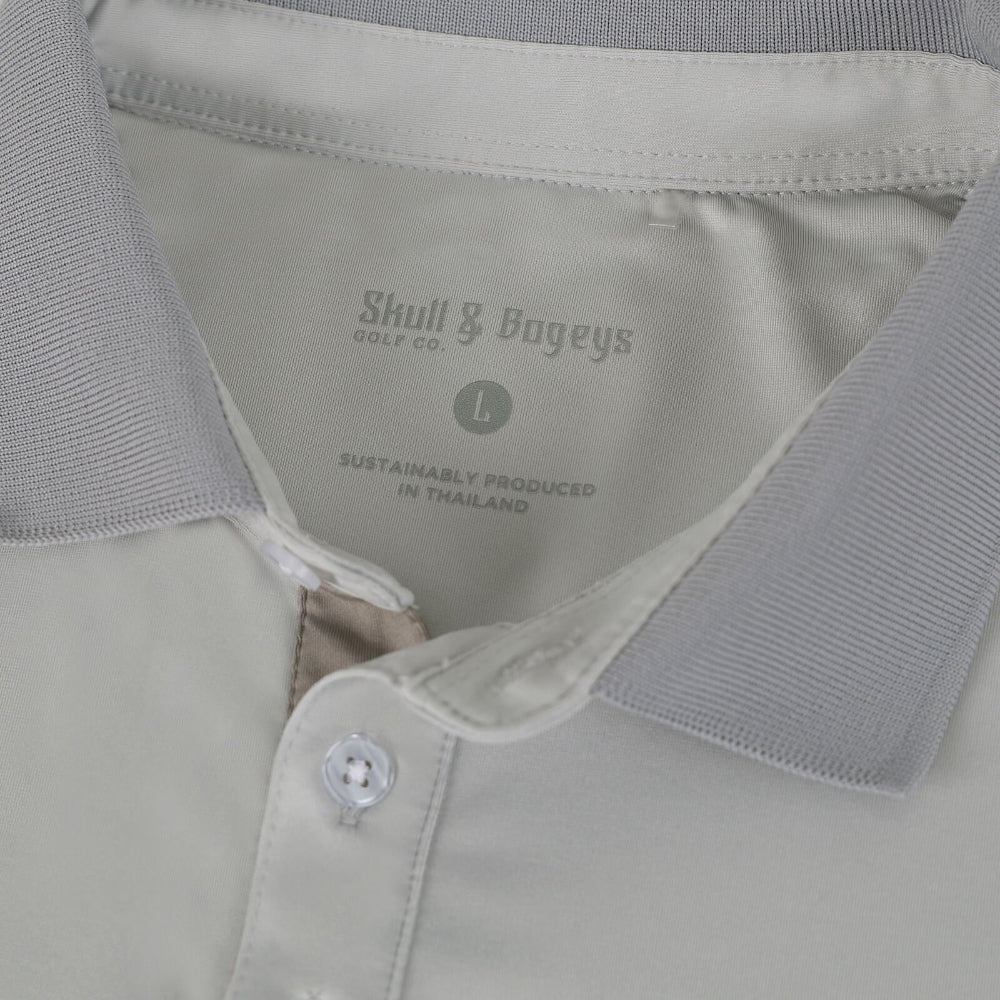 Elemental Two-Tone Men's Polo - Skull & Bogeys Golf Co.
