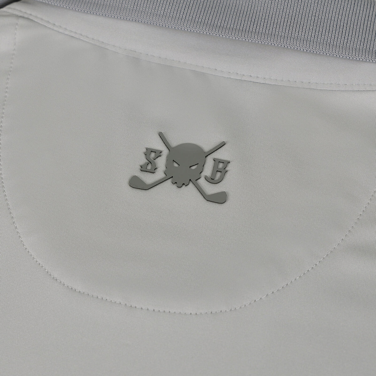 Elemental Two-Tone Men's Polo - Cloud Dancer / S - Skull & Bogeys Golf Co.