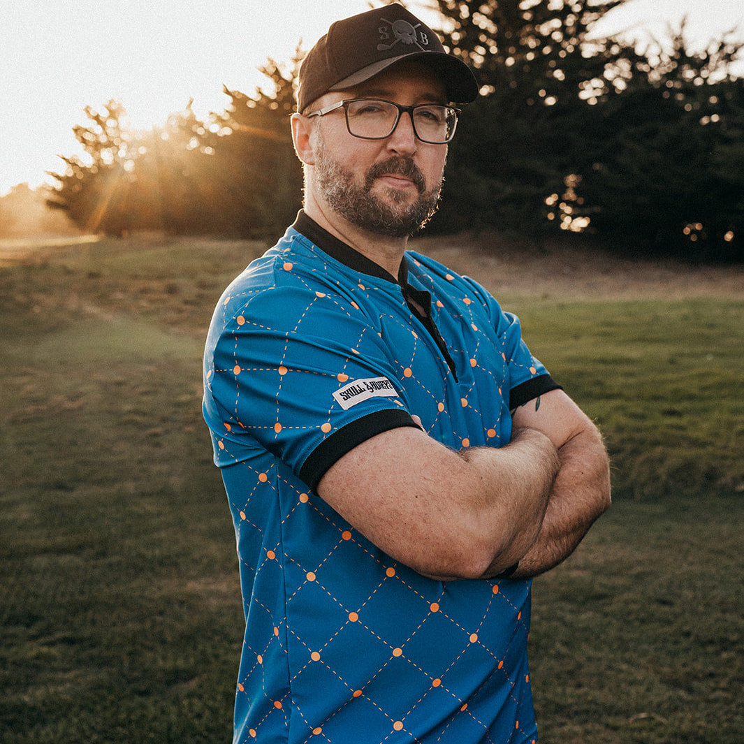 Iron Anchor Blade Collar Golf Polo-thumbmail-3