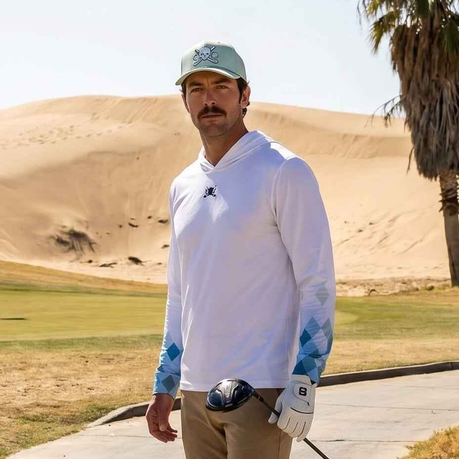 Kinetic Performance Sun Shield Hoodie (Men's) - Skull & Bogeys Golf Co.