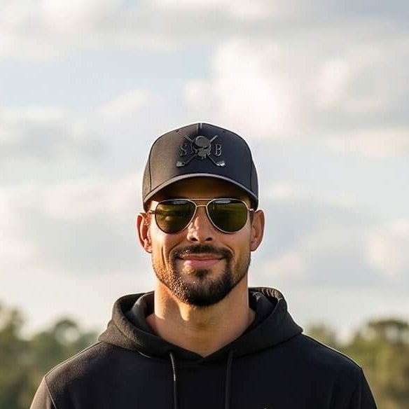 Blackout Golf Rope Hat - Skull & Bogeys Golf Co.