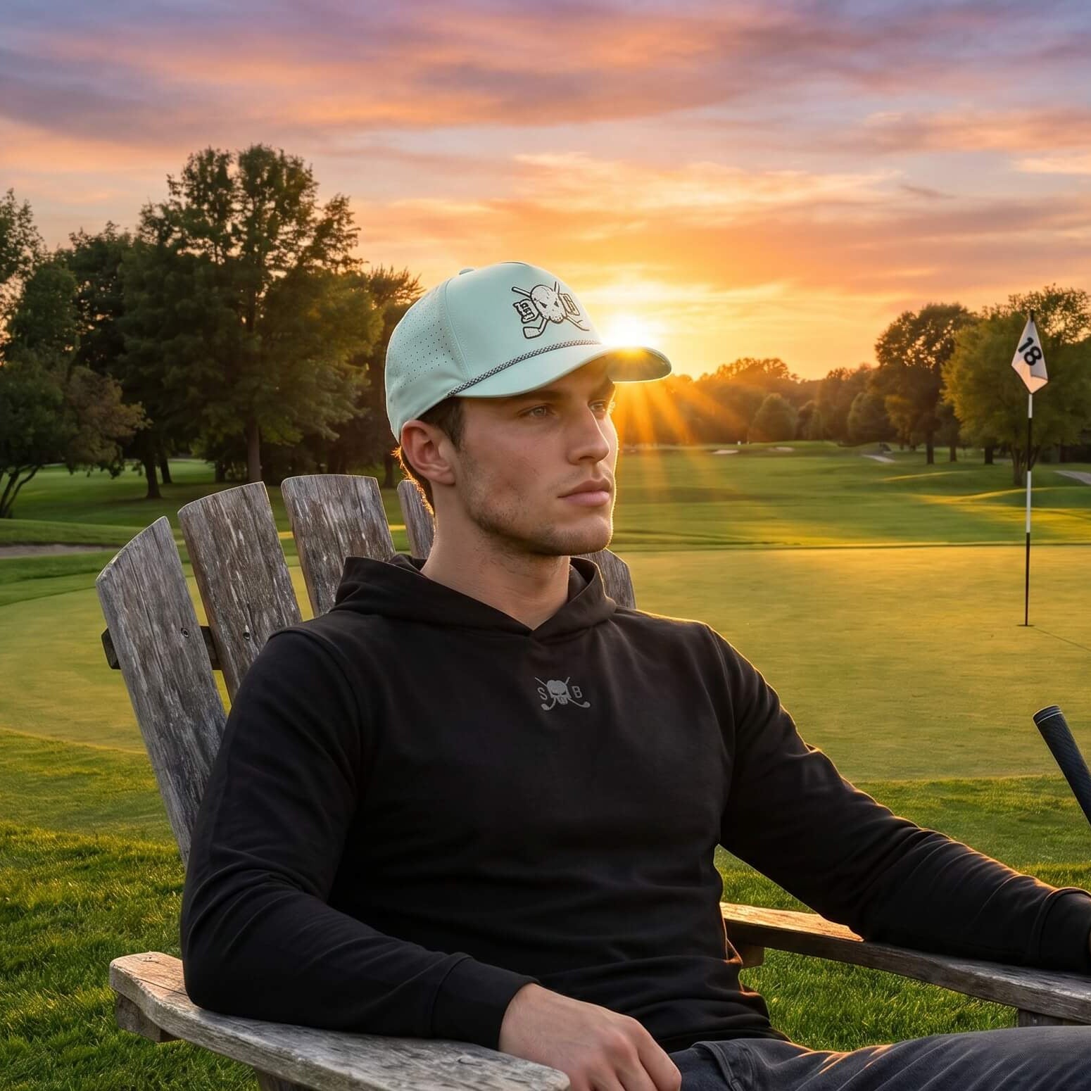 Diamond Clarity Golf Rope Hat - Skull & Bogeys Golf Co.