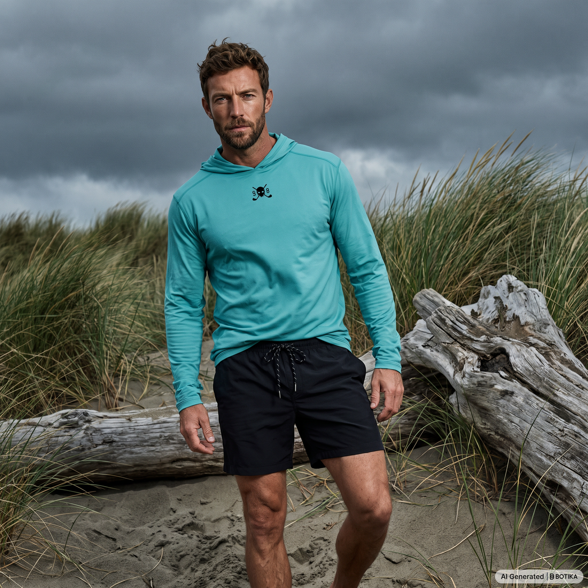 Men's Solar Golf Hooded Tee-thumbmail-2