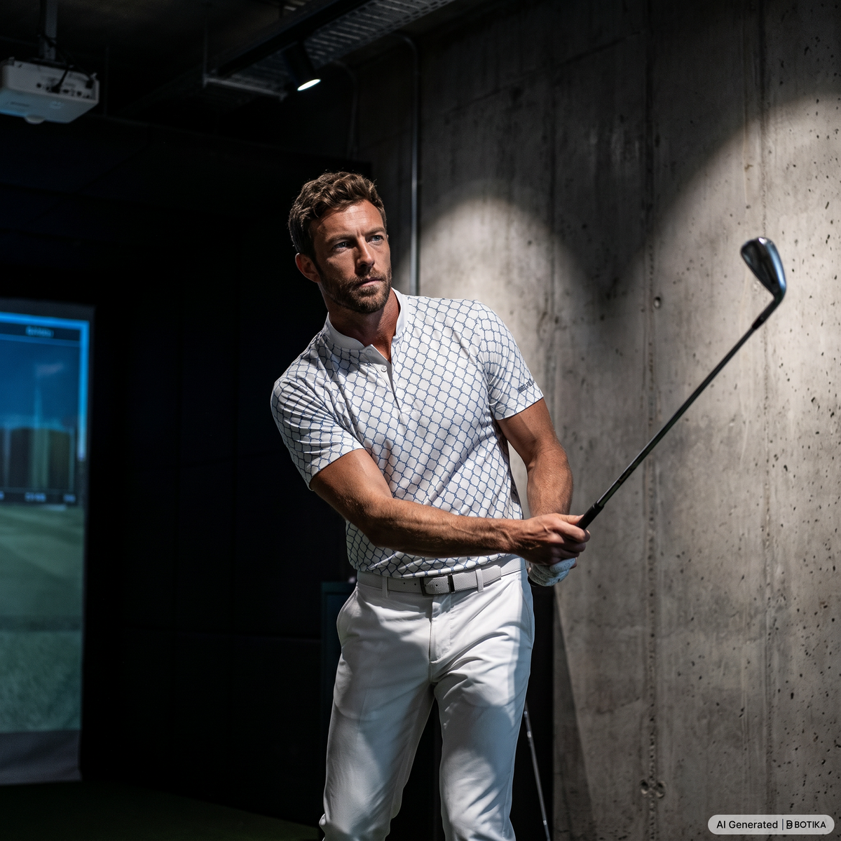 Clean Slate Blade Collar Golf Polo