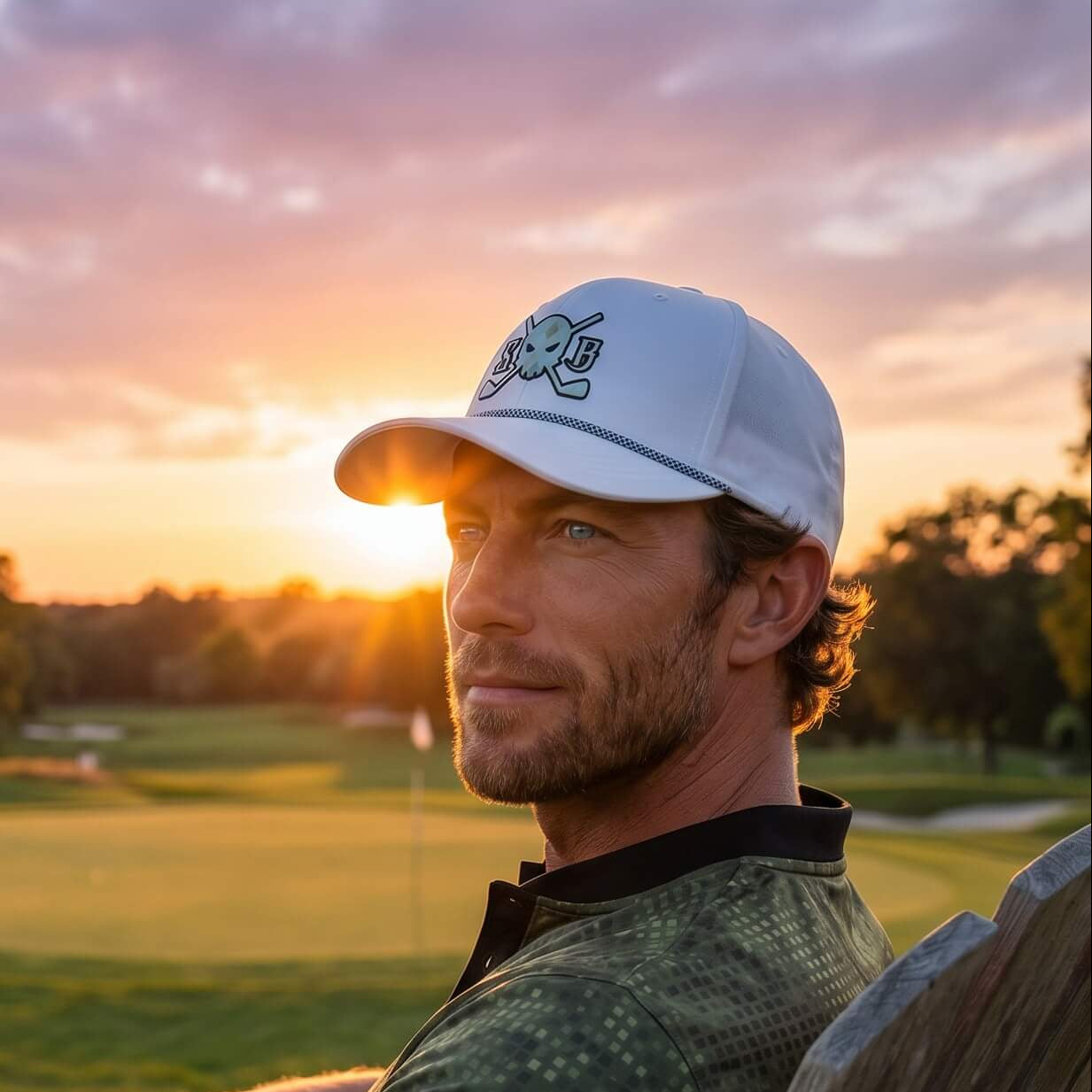 Diamond Clarity Golf Rope Hat - Skull & Bogeys Golf Co.