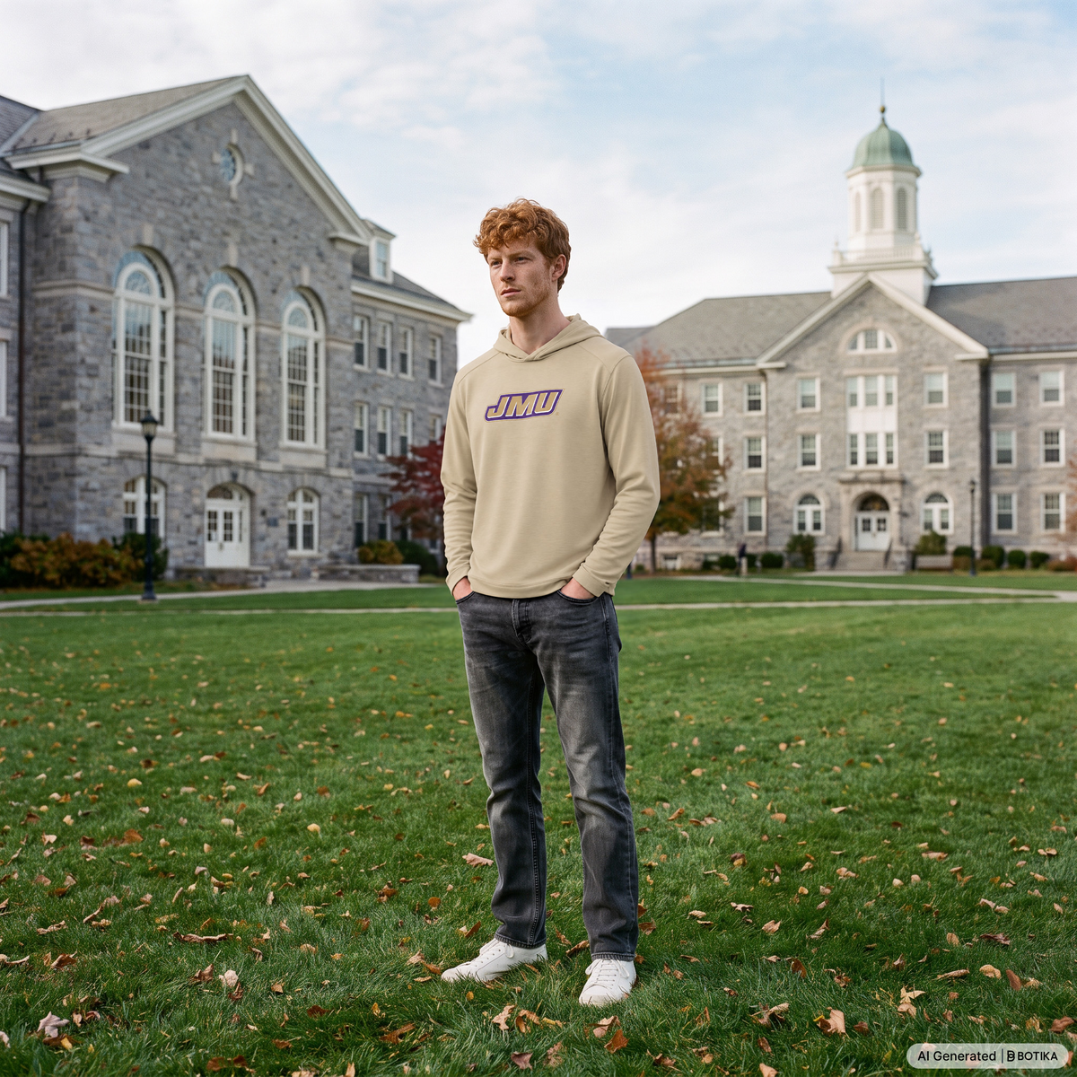 JMU Shenandoah SolarBloc UPF 50+ Hoodie Tee-thumbmail-6