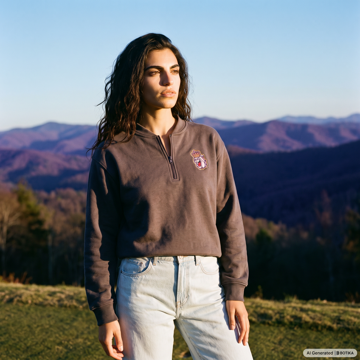 JMU Dukes Valley Heritage Midweight Q-Zip-thumbmail-4
