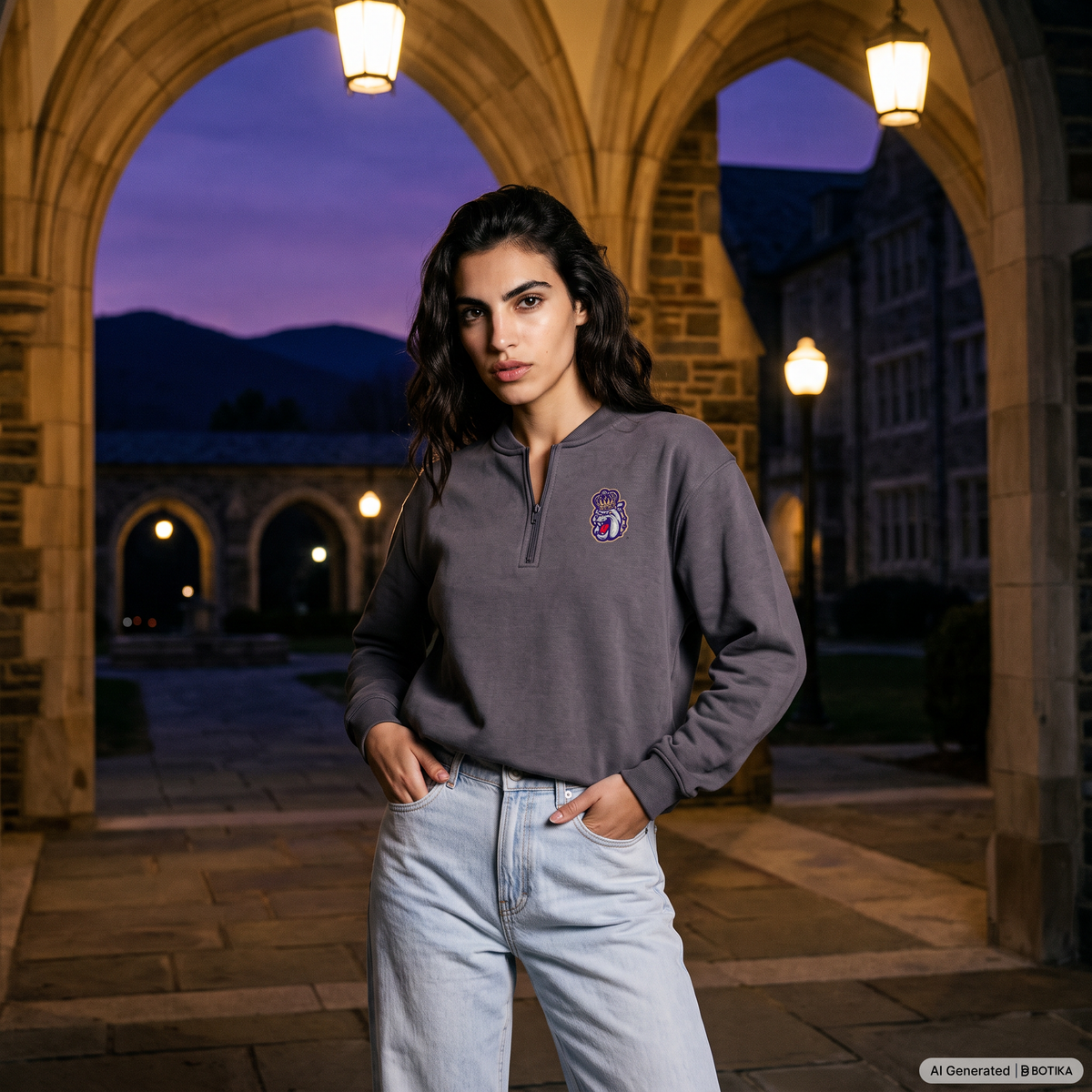 JMU Dukes Valley Heritage Midweight Q-Zip-thumbmail-8