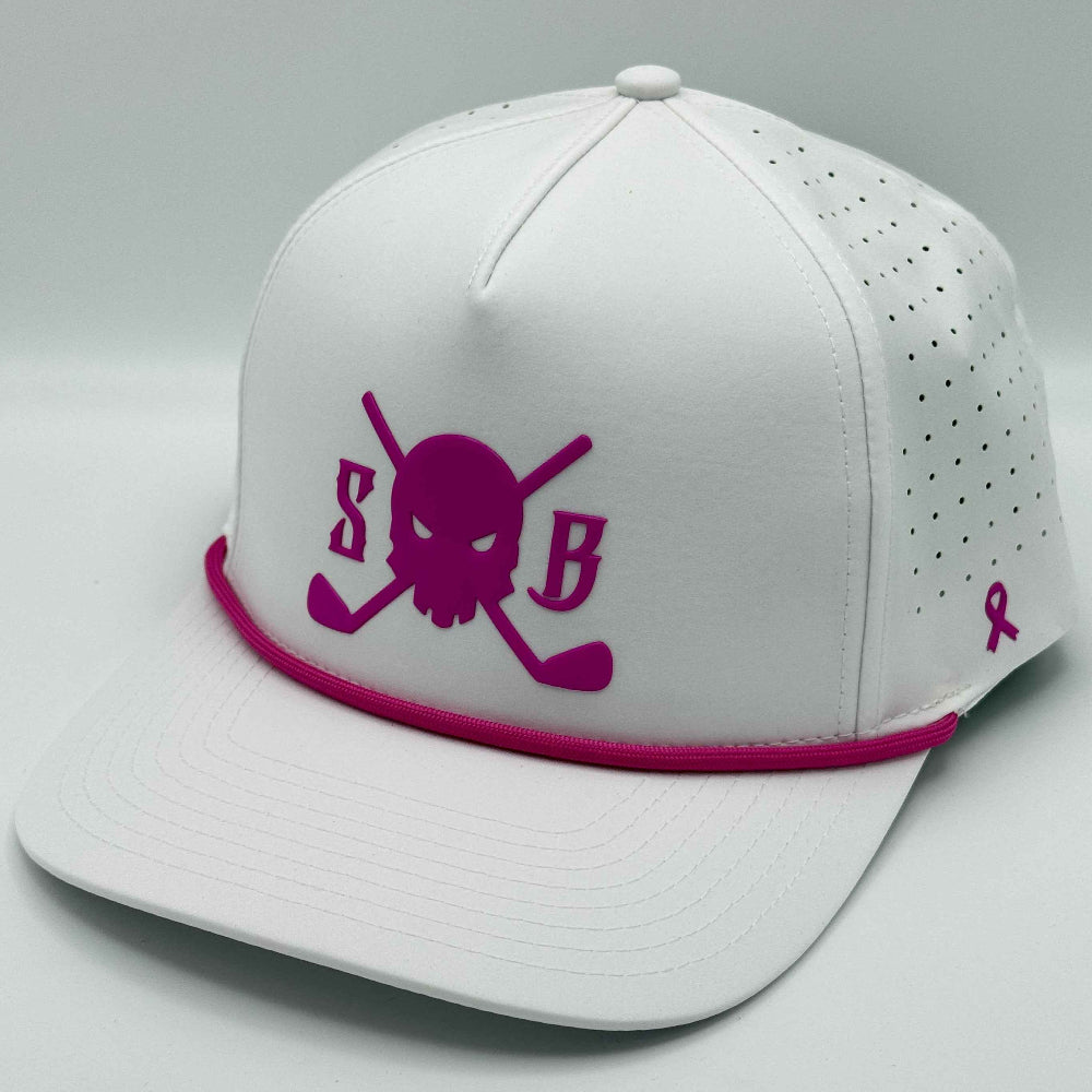 Purpose Pink Sweat-Proof Golf Rope Hat (Limited Edition) - Skull & Bogeys Golf Co.