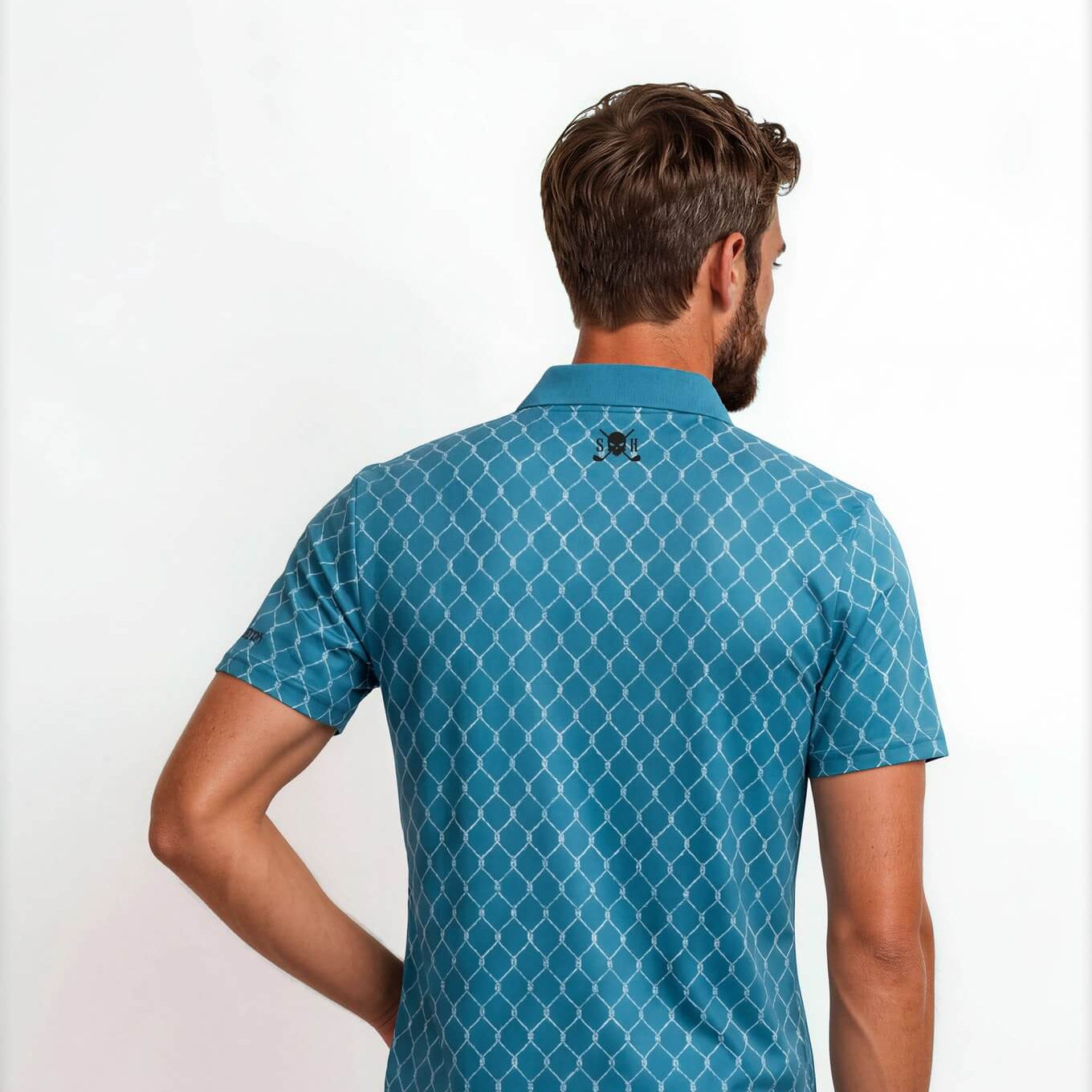 Serenity Blade Collar Polo - Skull & Bogeys Golf Co.