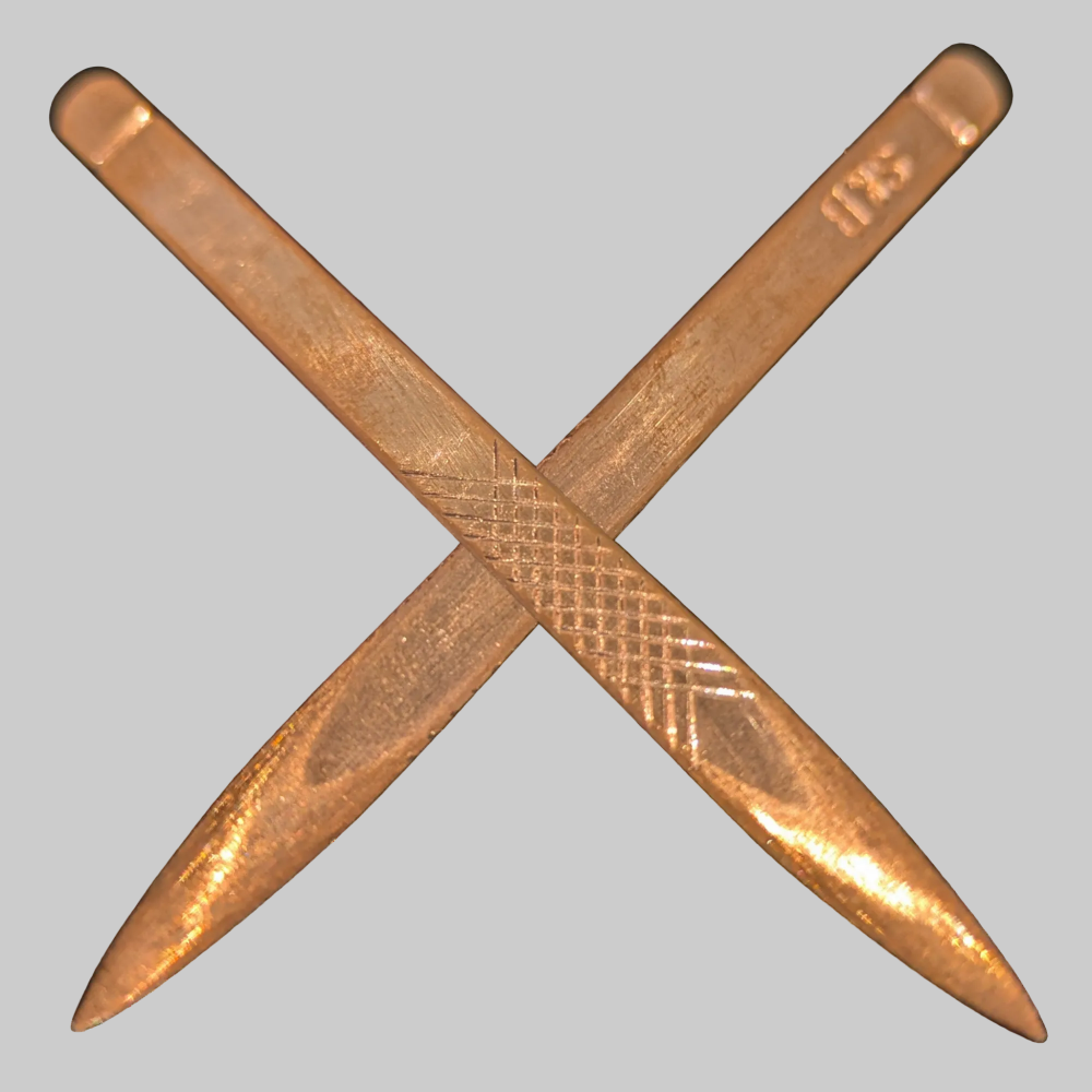 Copper Caddie Kit - Handmade Challenge Coin and Divot Repair Tool - Skull & Bogeys Golf Co.