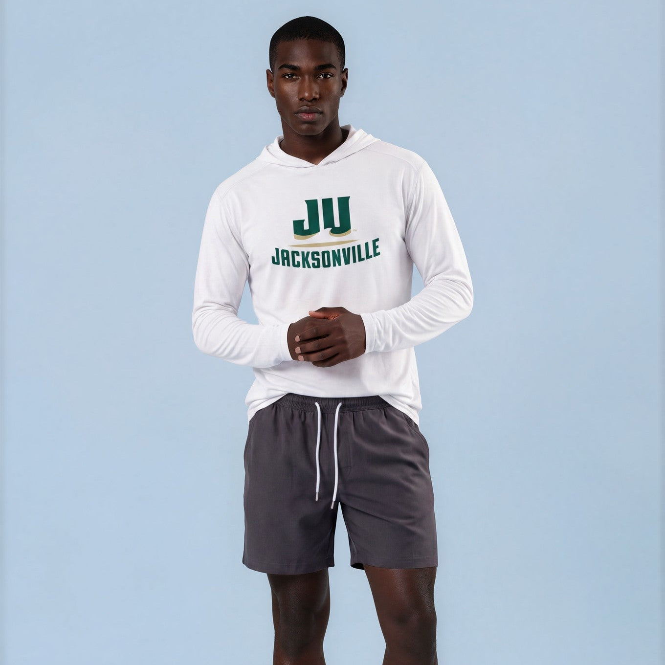Jacksonville University Men's Solar Hoodie-thumbmail-8