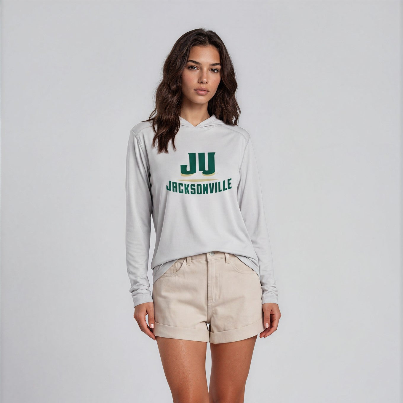 Jacksonville University Women's Solar Hoodie-thumbmail-4