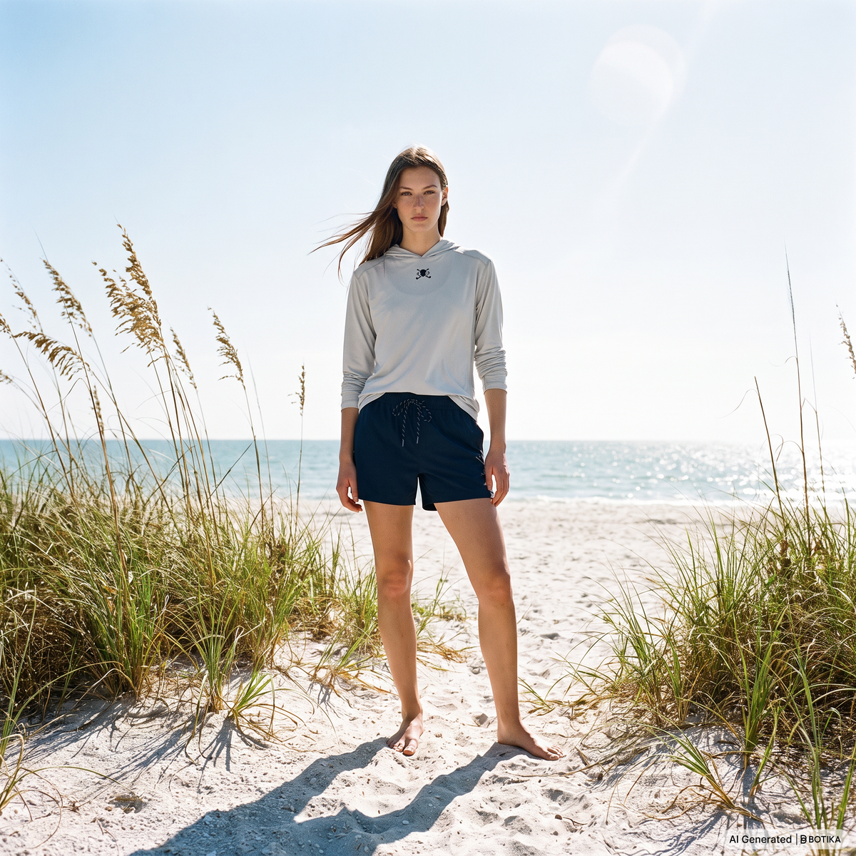 Women's Solar Golf Hooded Tee-thumbmail-7