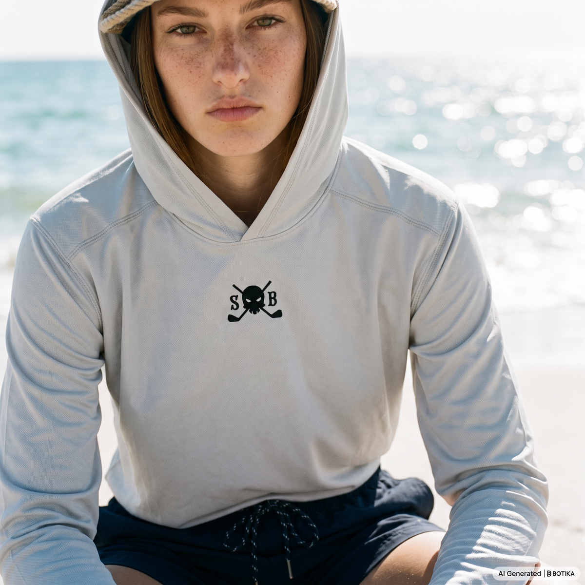 Women's Solar Golf Hooded Tee-thumbmail-4