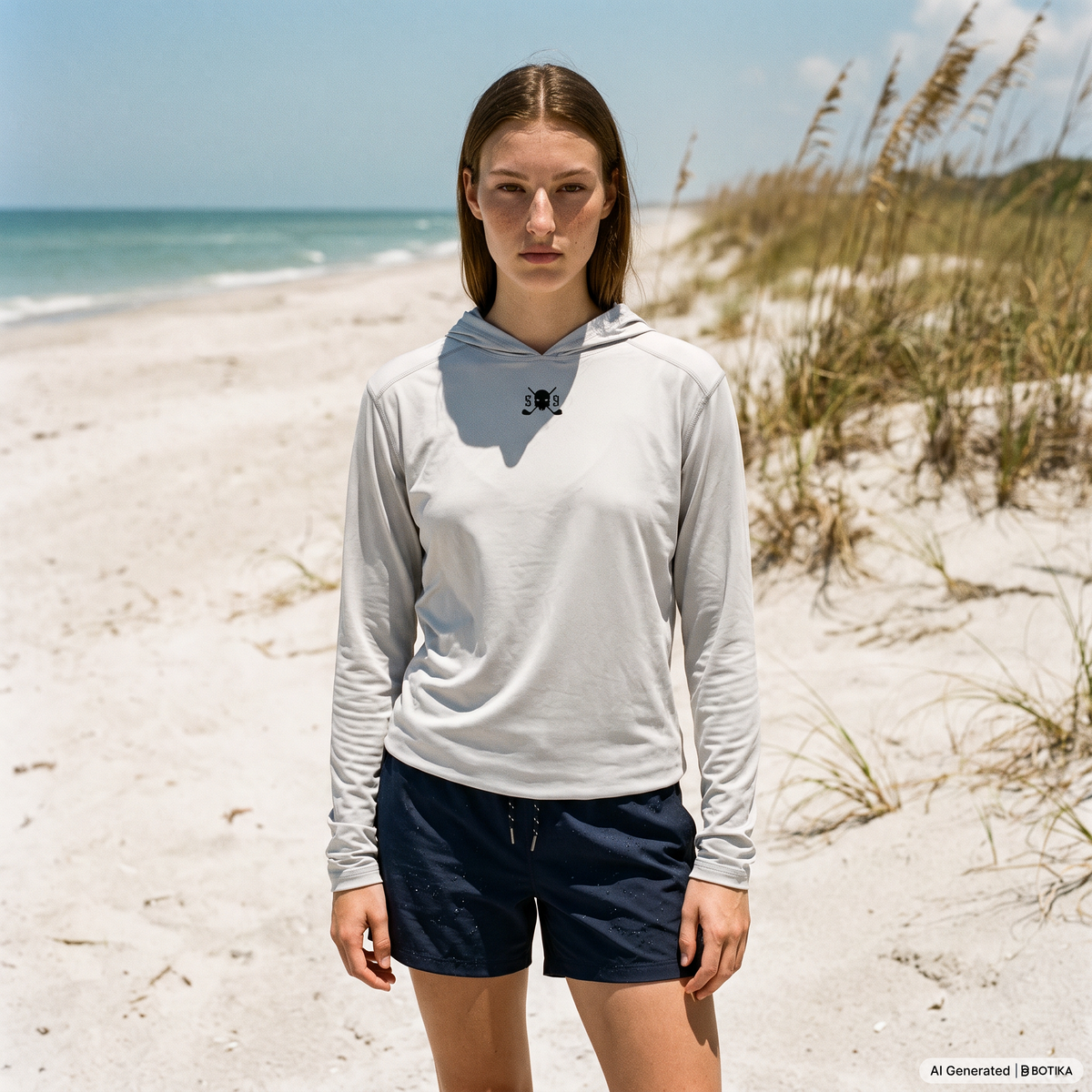 Women's Solar Golf Hooded Tee-thumbmail-5