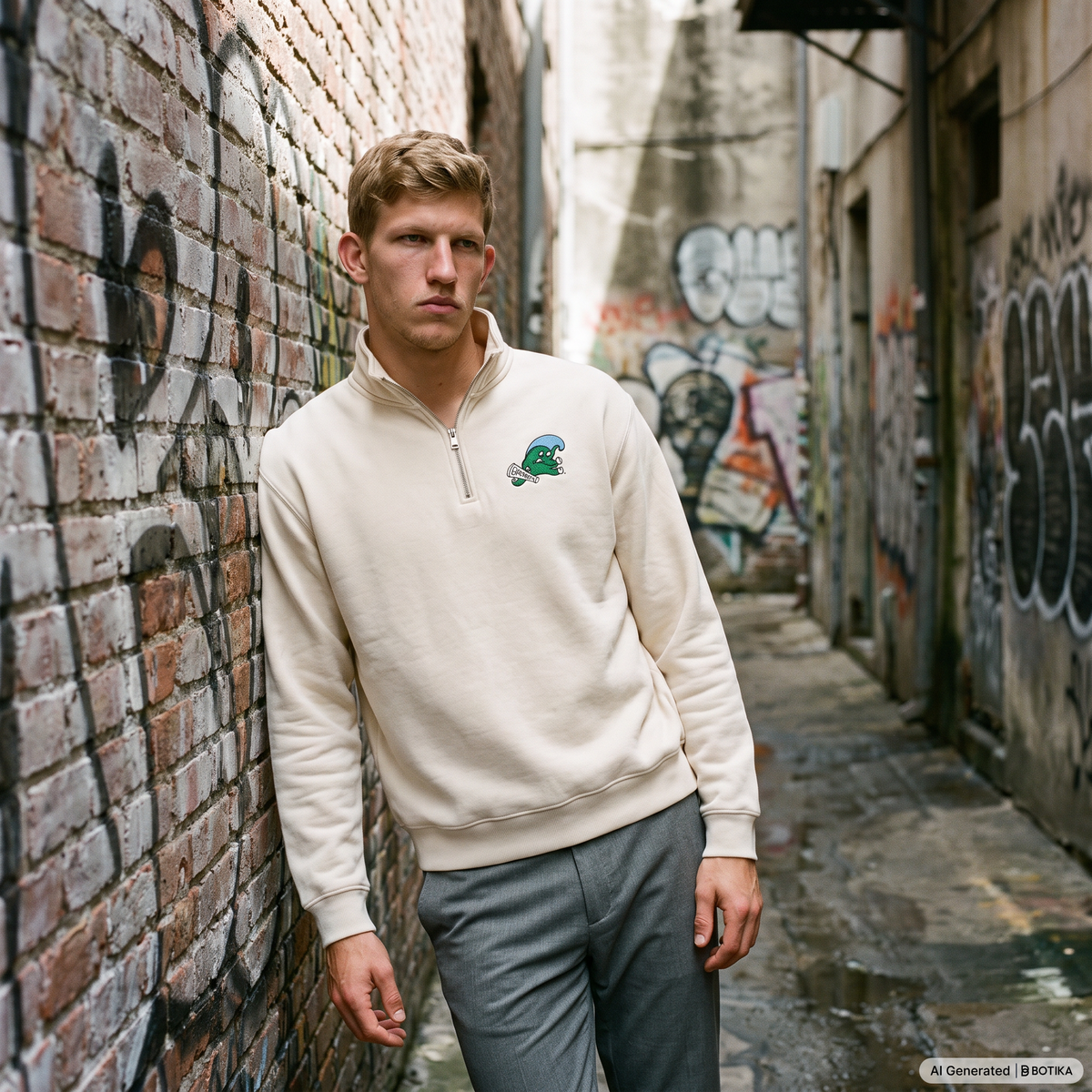Tulane Green Wave Q‑Zip Pullover-thumbmail-3