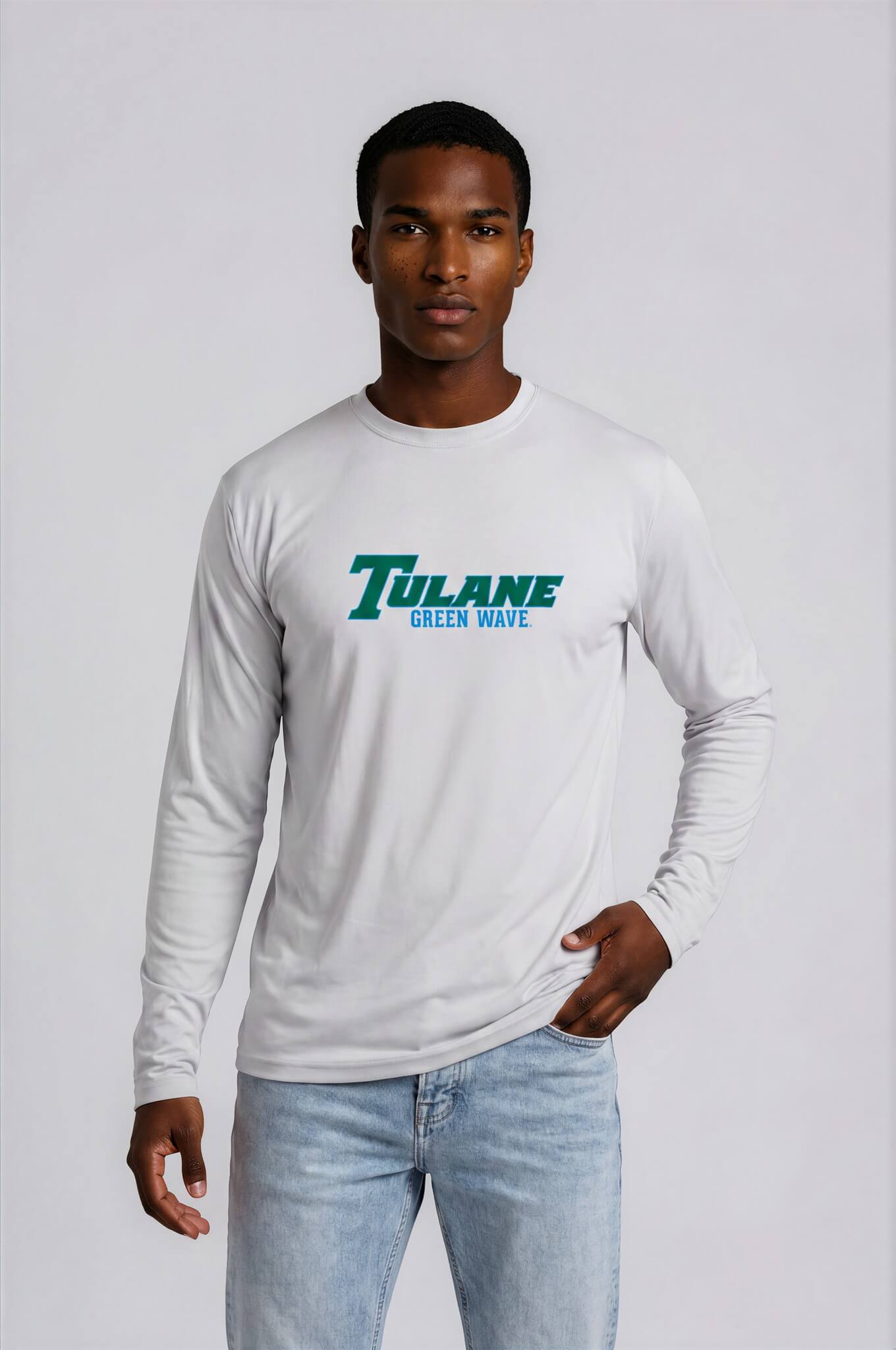 Tulane Men's Long Sleeve Solar Tee-thumbmail-6