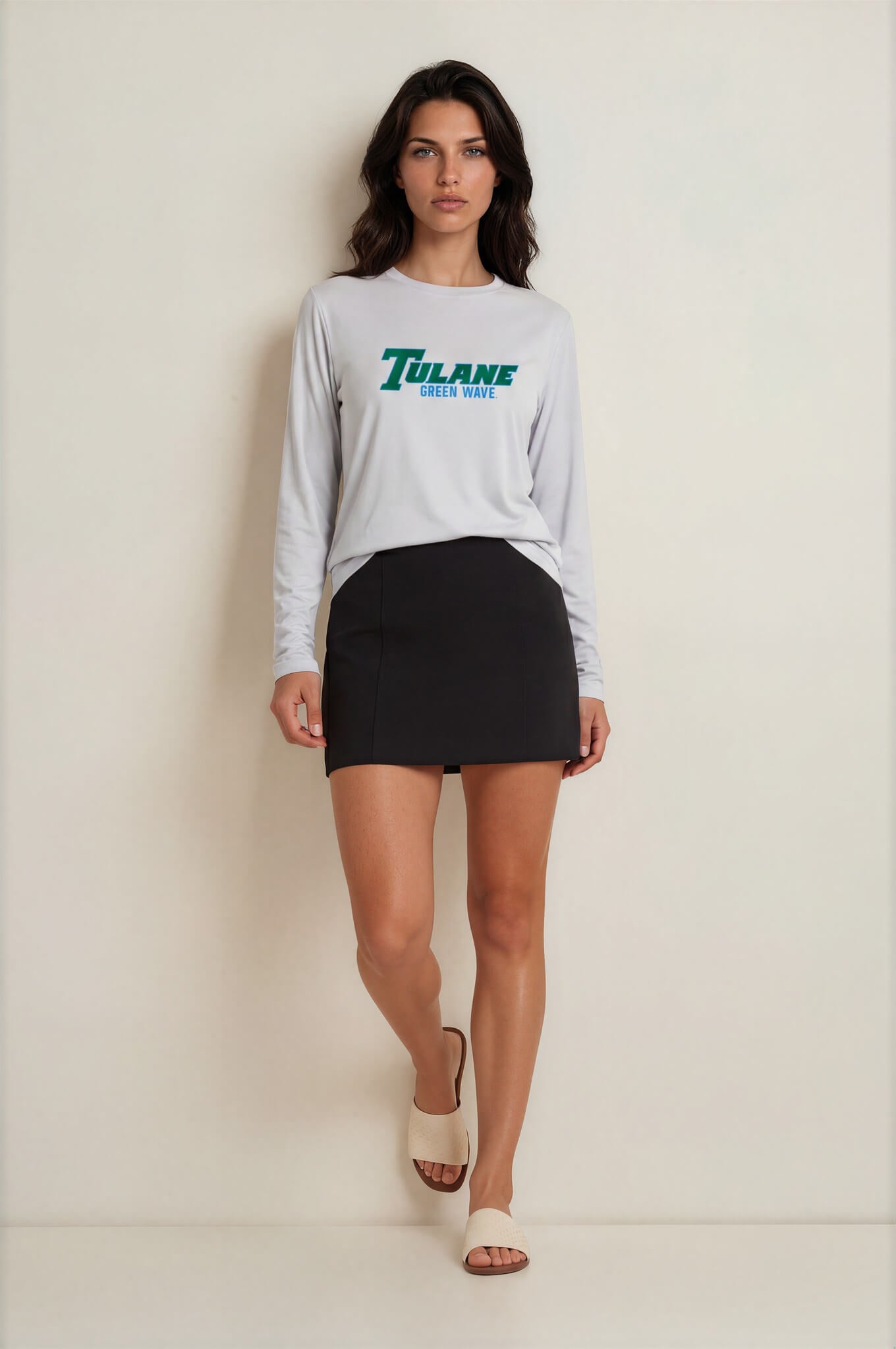 Tulane Women's Long Sleeve Solar Tee-thumbmail-9