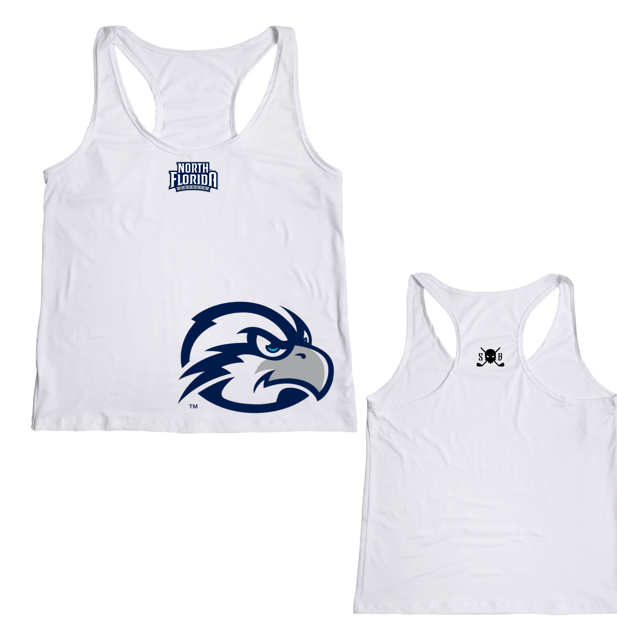 UNF Women's Racerback Tank-thumbmail-1