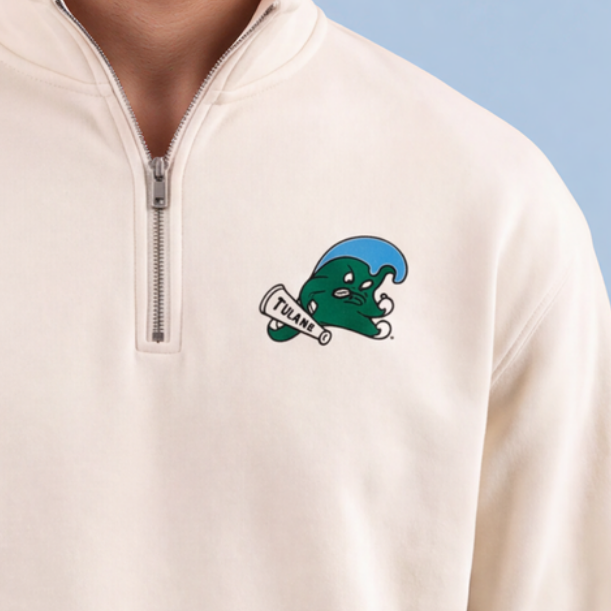 Tulane Green Wave Q‑Zip Pullover-thumbmail-12