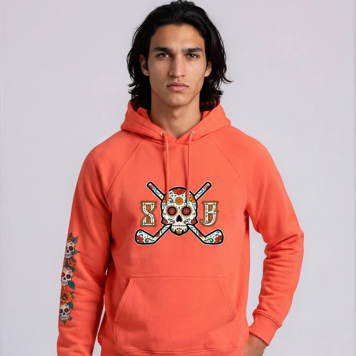 Calaveras Eco-Raglan Hoodie (Men's) - Skull & Bogeys Golf Co.