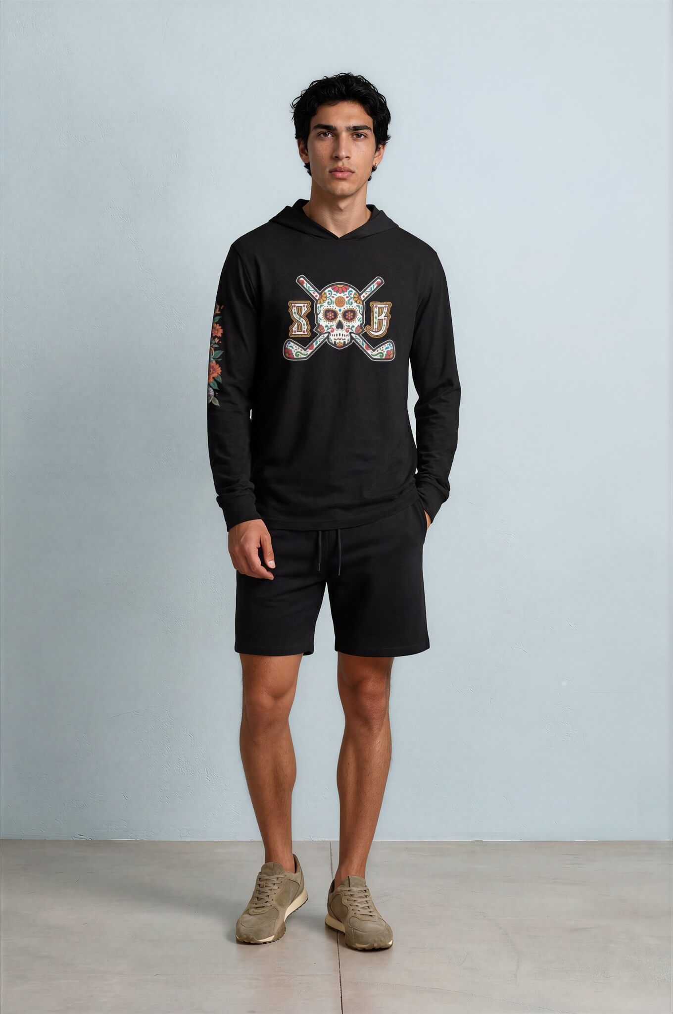 Calaveras Long Sleeve Hooded Tee (Men's)-thumbmail-11